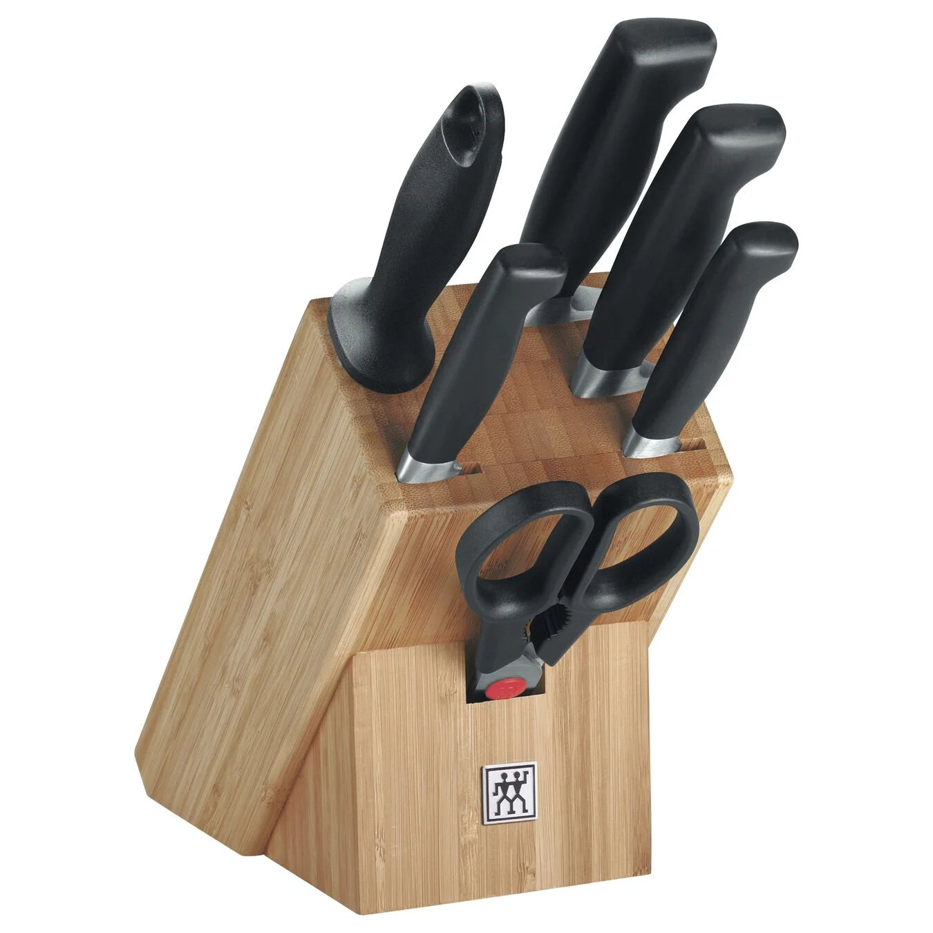 ZWILLING - Four Star Bamboo Knife Blockset - 7pc