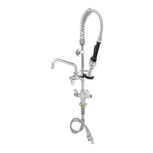 T&S - Mini Pre-Rinse Spray with 8” faucet - Deck mounted