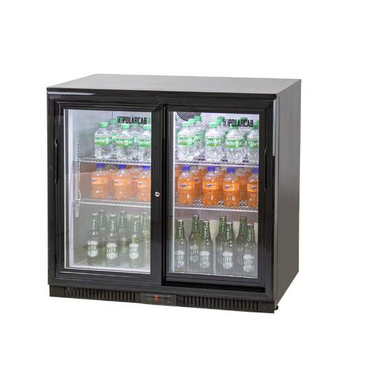 POLARCAB - Back Bar Cooler – 2 Sliding Door