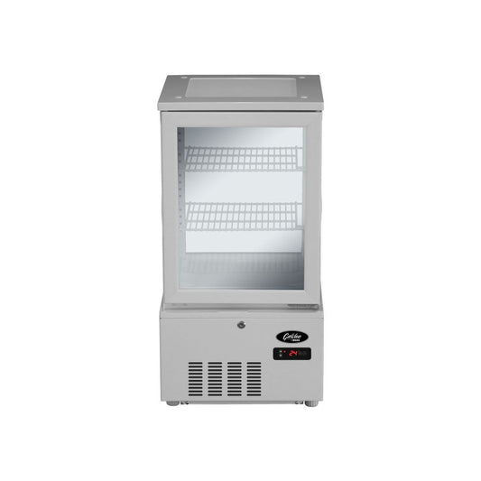 GALILEO - Refrigerated display - 4 sided glass - 56L