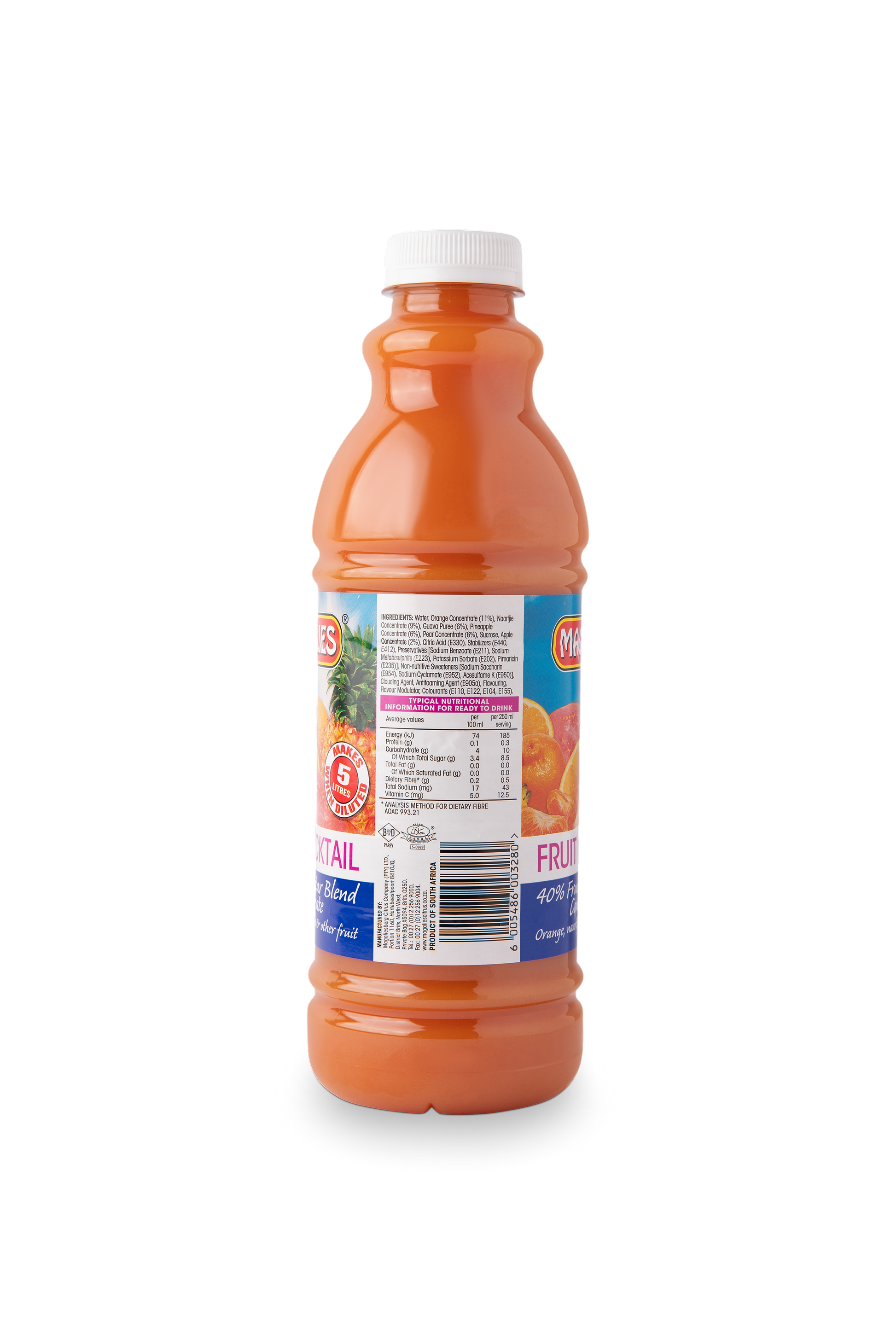 Magalies 1 litre Fruit Cocktail 40% 1+4 fruit nectar concentrate