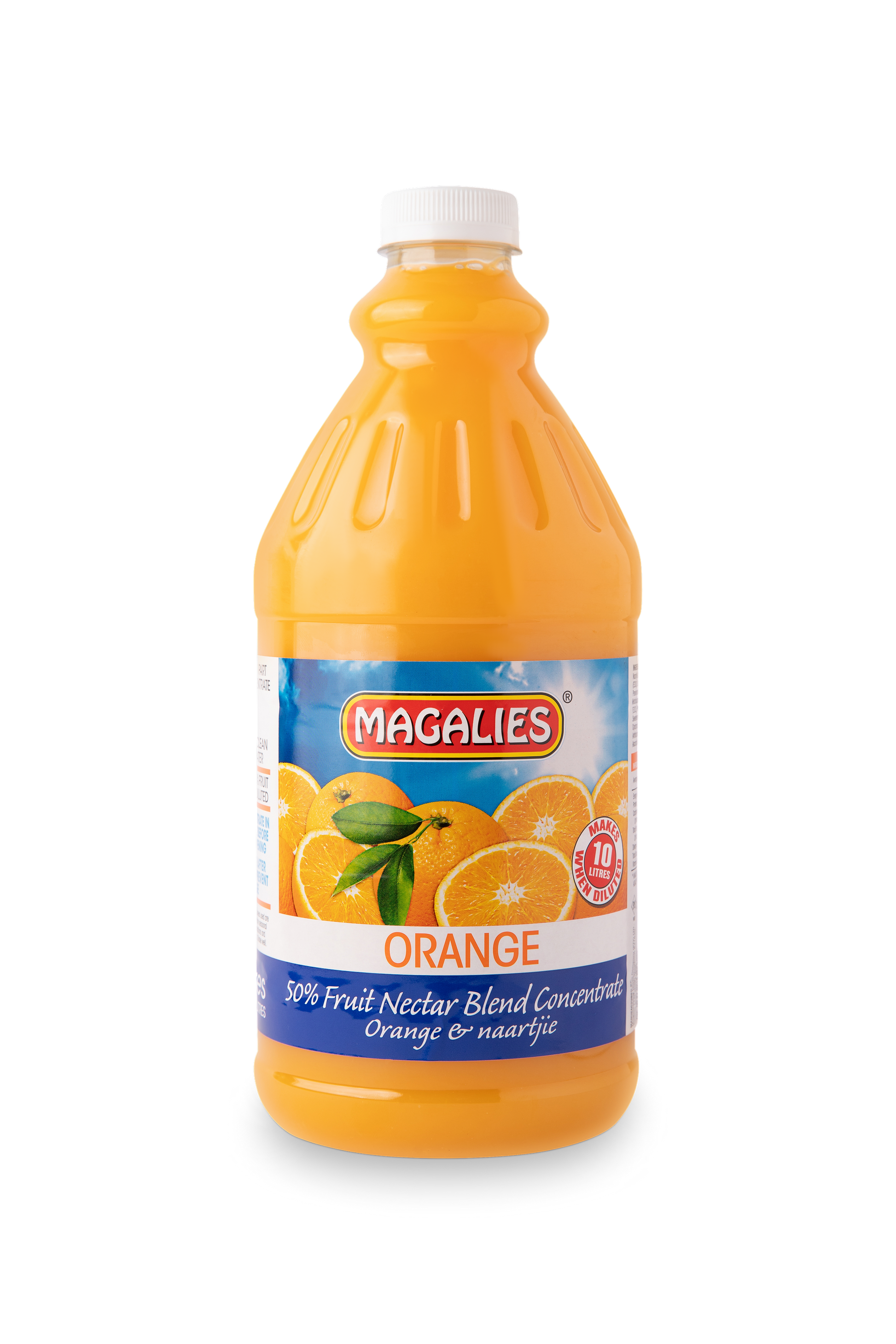 Magalies 2 litre Orange 50% 1+4 fruit nectar concentrate