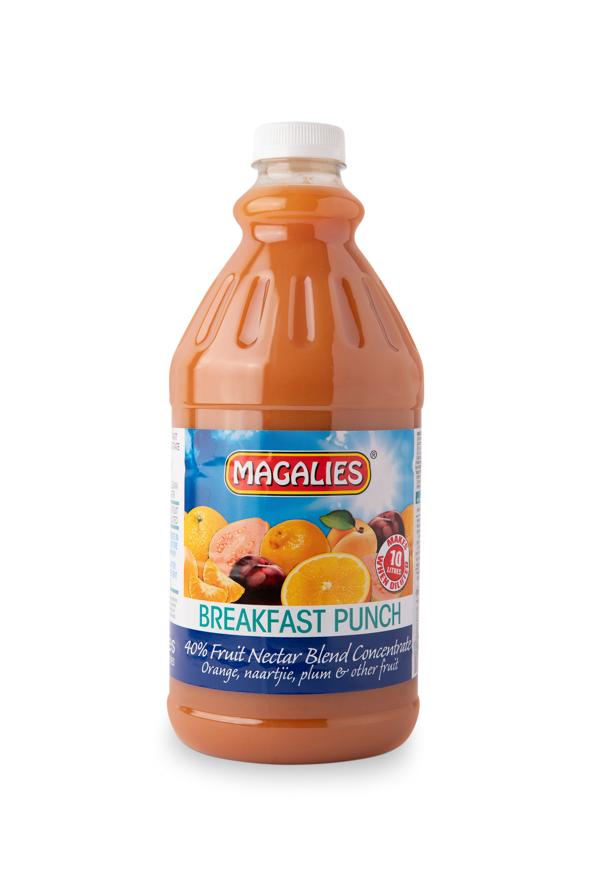 Magalies 2 litre Breakfast Punch 40% 1+4 fruit nectar concentrate