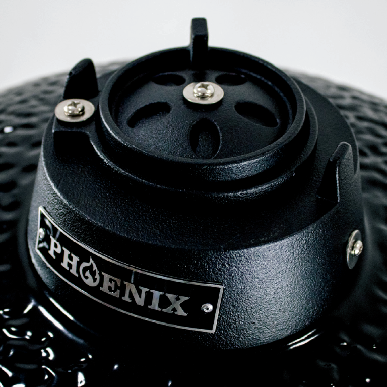 PHOENIX - Kamado Large 23″ – Ceramic Grill (Black)