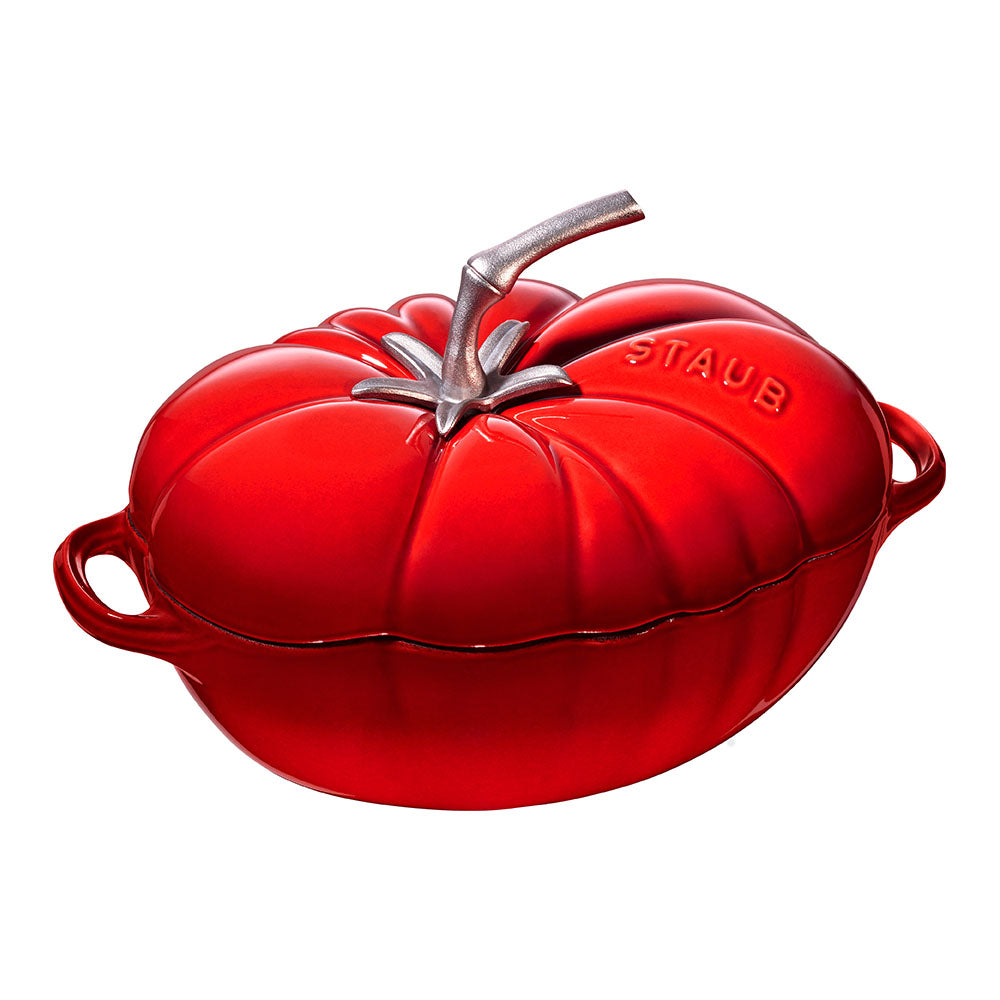 STAUB - Tomato Cherry Oval Casserole Cast Iron 2.5L - 25cm