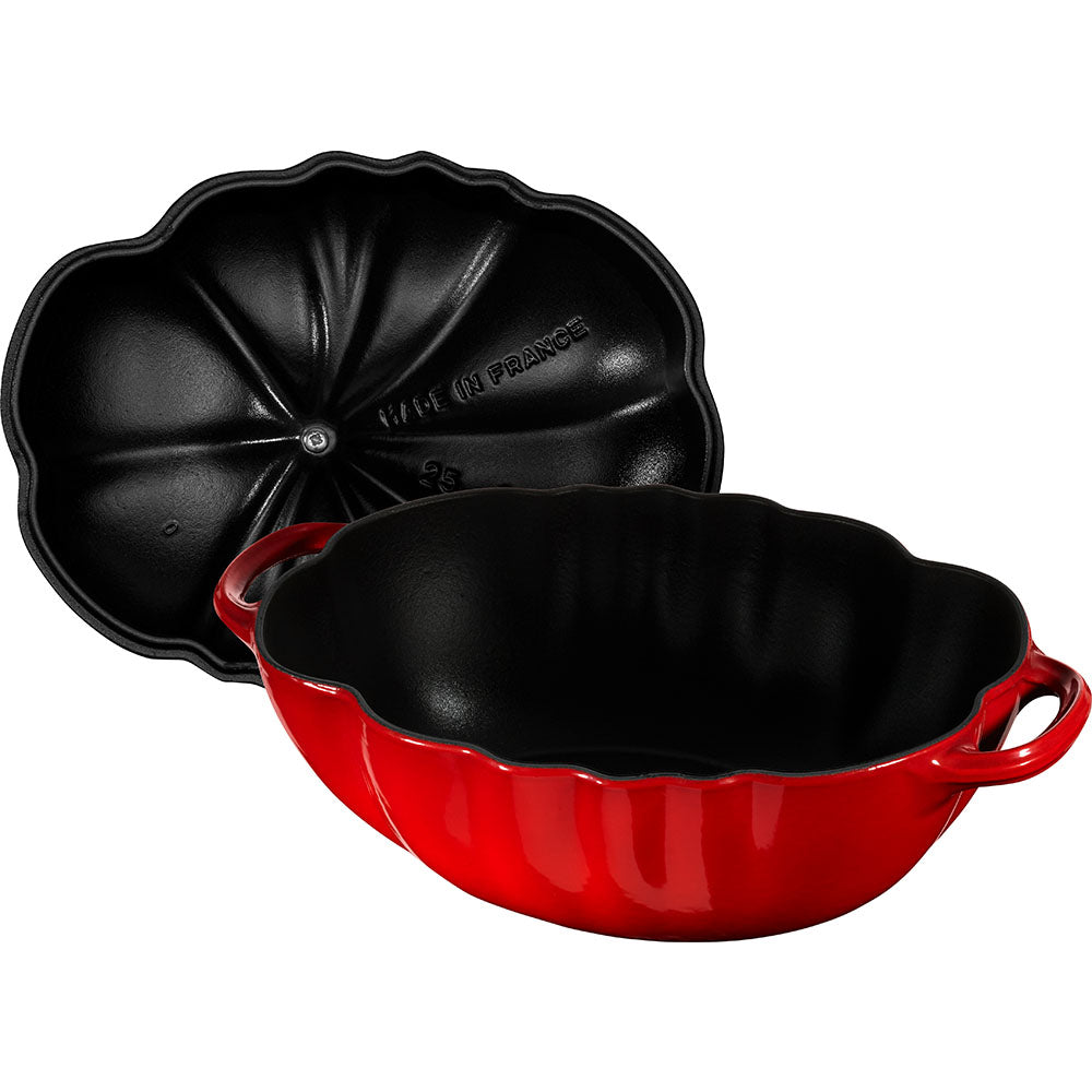 STAUB - Tomato Cherry Oval Casserole Cast Iron 2.5L - 25cm