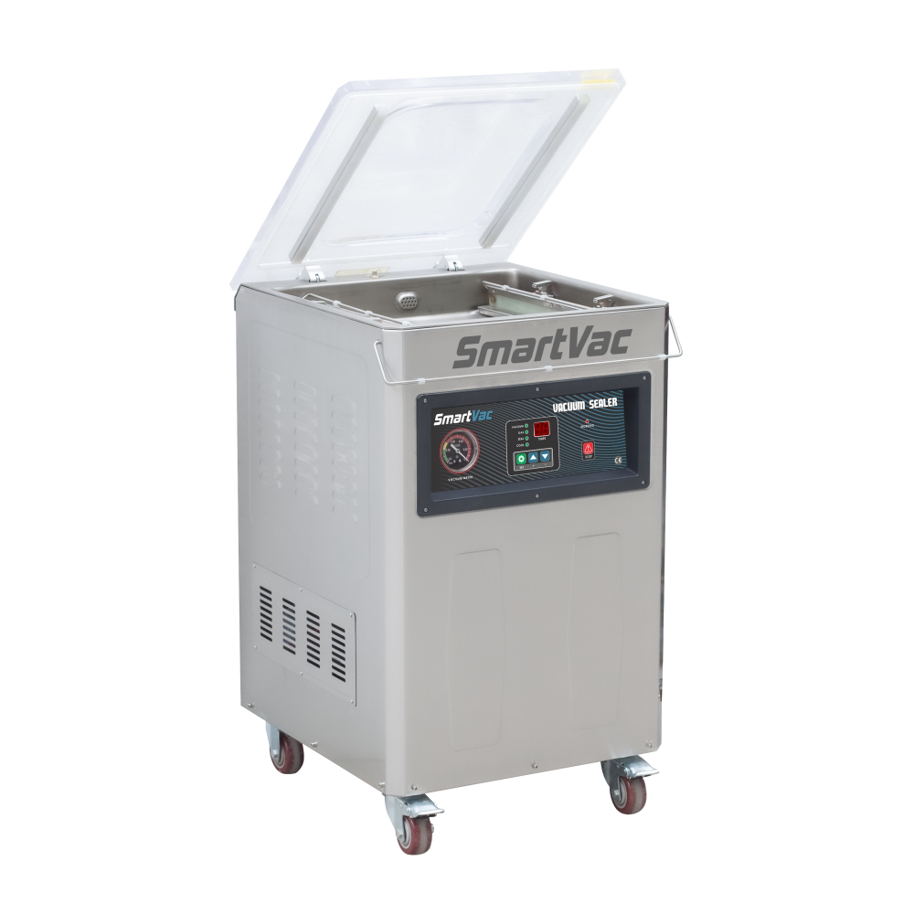 SMARTVAC - Vacuum Pack Machine with Dual Sealing Bars - 400mm (floorstanding and gas flush)