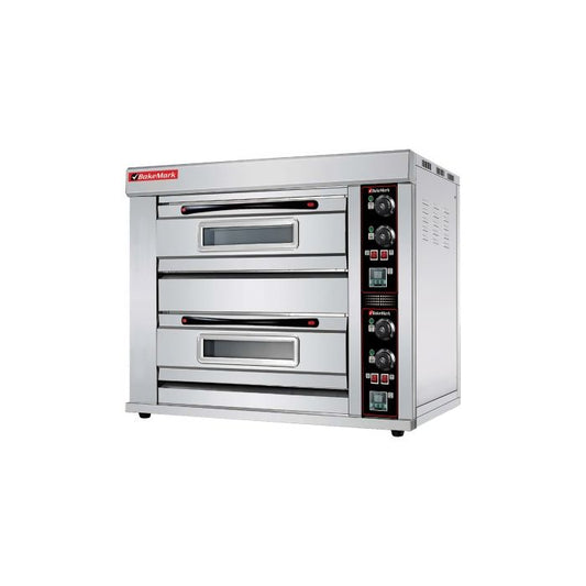 BAKEMARK - Double deck electric oven - (single pan per deck)