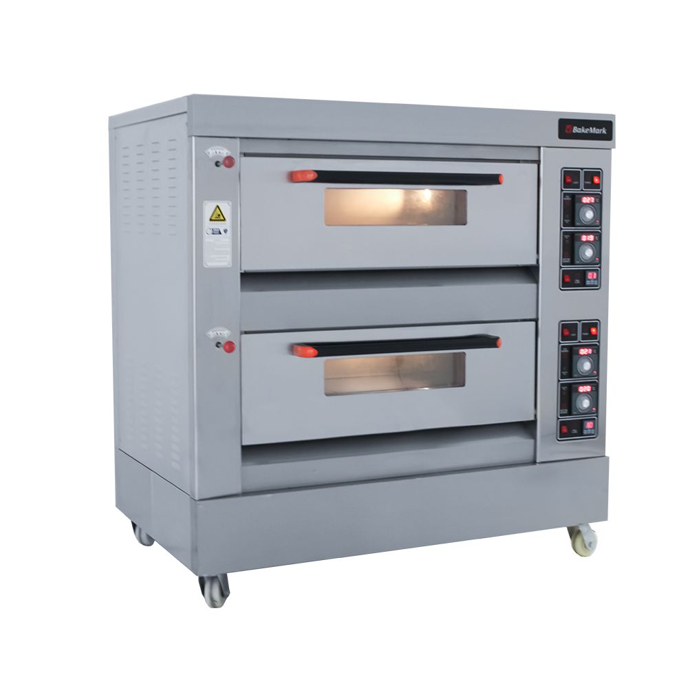 BAKEMARK - Double deck gas oven – 3 trays per deck
