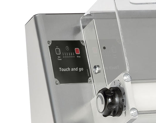 PRISMAFOOD - Pizza Dough Roller Straight Line with Auto Start/Stop - 40CM