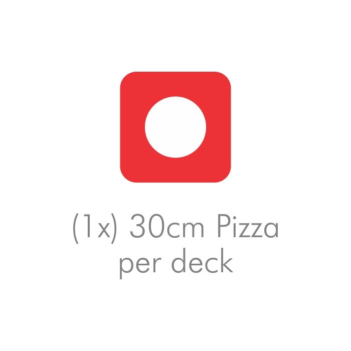 SMARTCHEF - Pizza Oven Single Deck - 1 pizza per deck