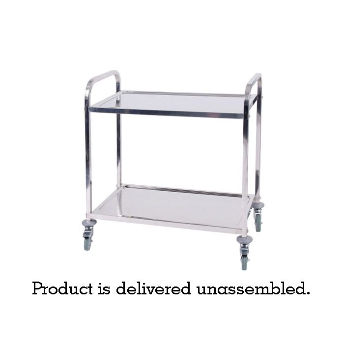 SMARTCHEF - Stainless steel tea trolley – 2 tier