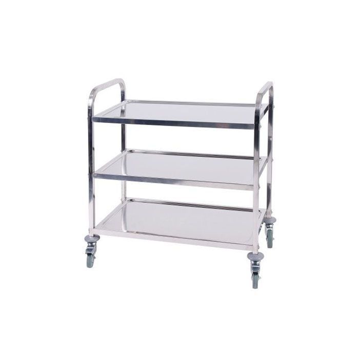 SMARTCHEF - Stainless steel tea trolley – 3 tier