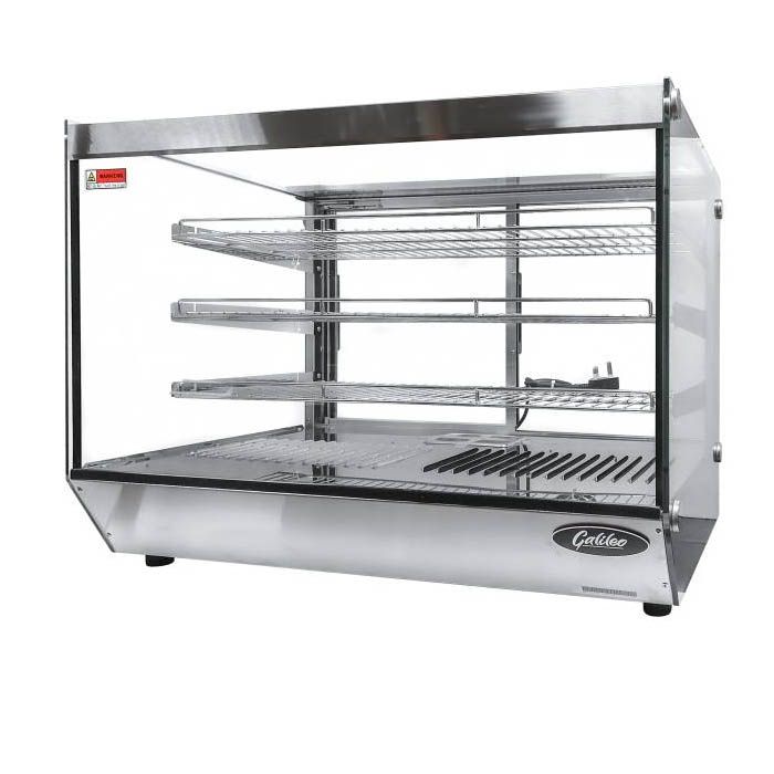 DISPLAY CASE HTD SQAURE T/M- 900x560x670