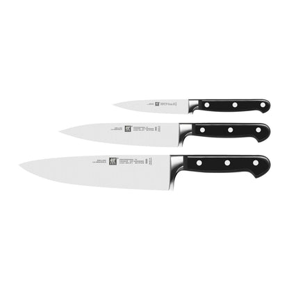 ZWILLING - Pro S Knife Set - Chefs, Slicing, Pairing knife - 3pc