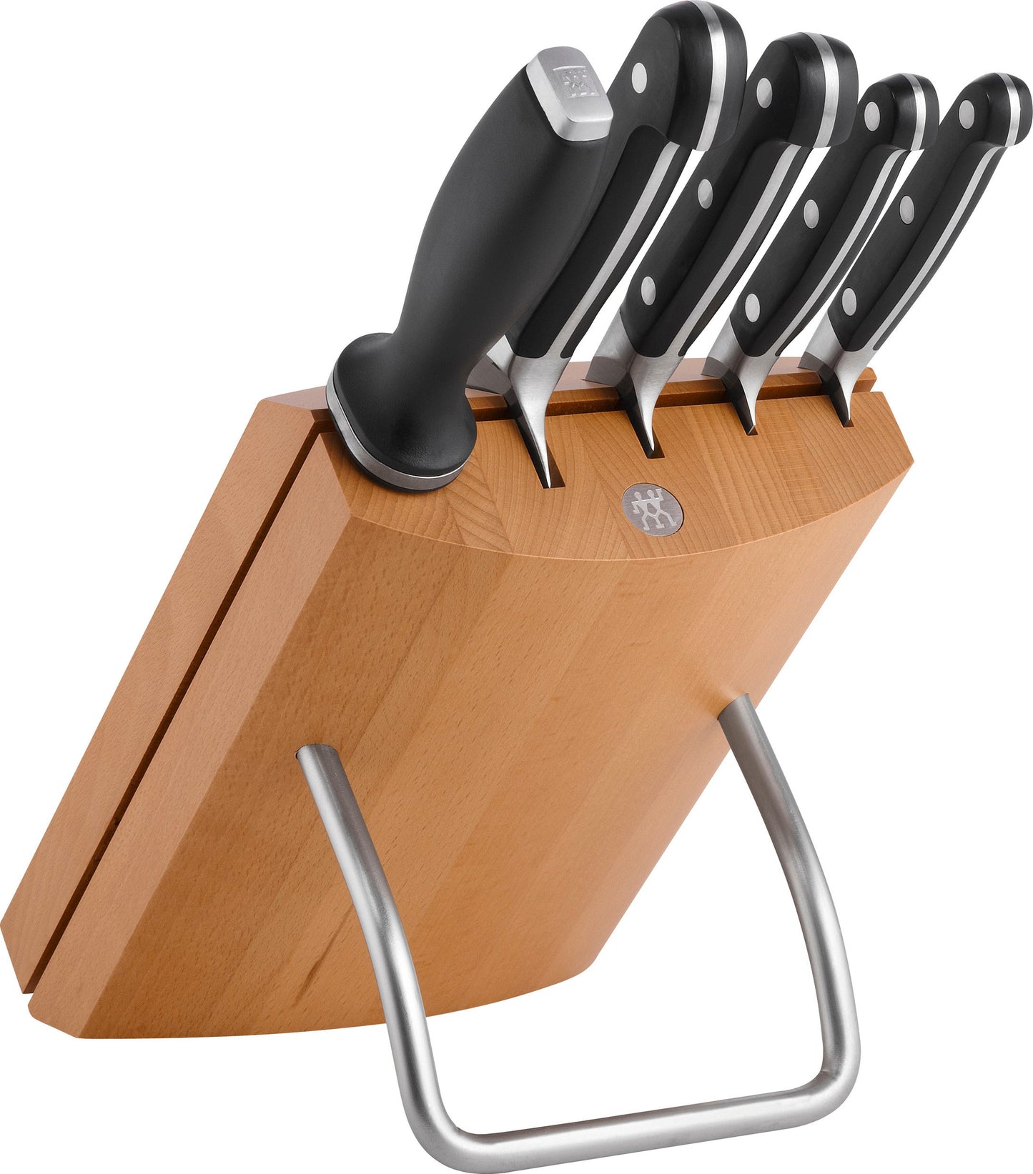 ZWILLING - Pro Knife Block Set - 6pc - Natural Wood