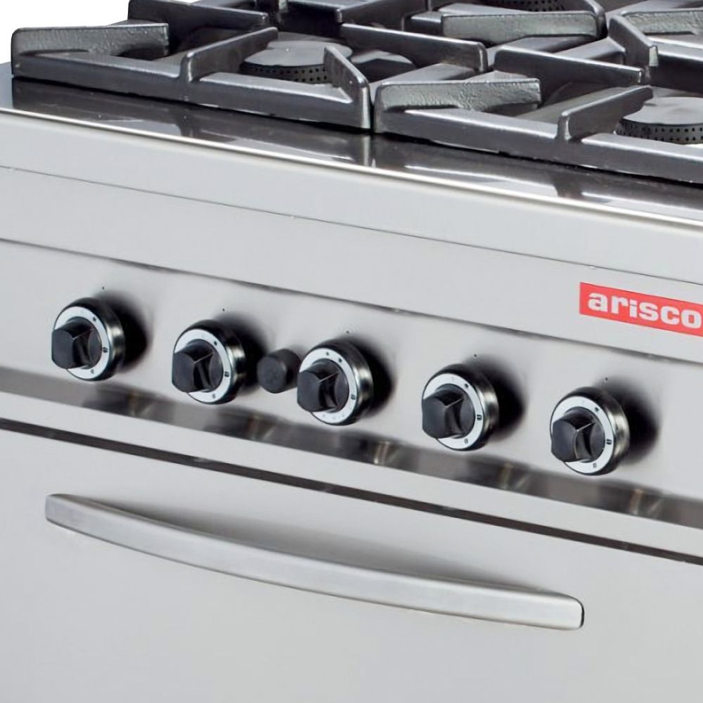 ARISCO - 4 Burner with electric convection oven – 900 range