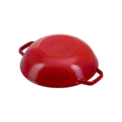 STAUB - Cast Iron Wok with Glass Lid - 30cm