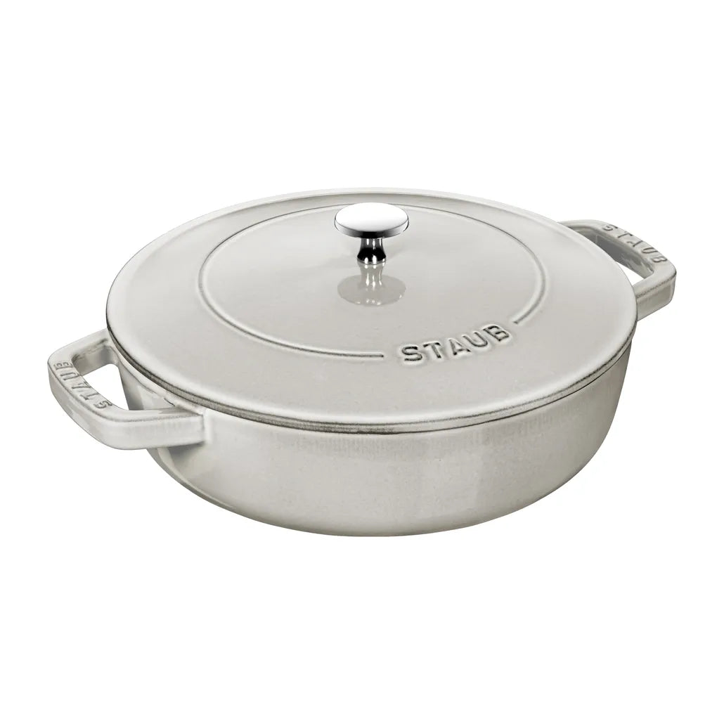 STAUB- Sauté pan round - White Truffle - 28cm