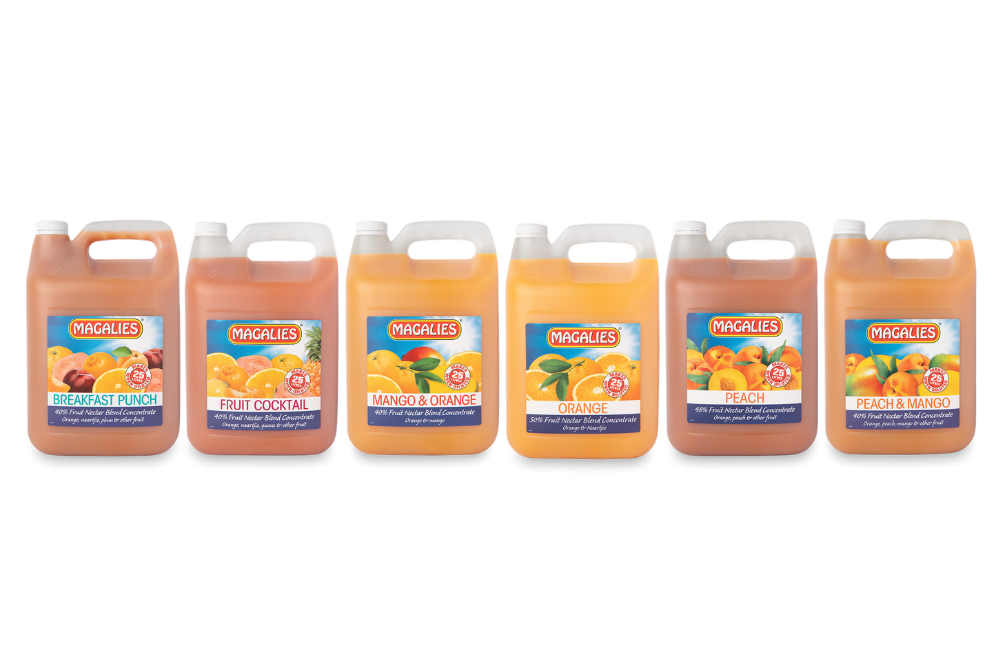 Magalies 5 litre 1+4 Nectar concentrate BUNDLE OF 6