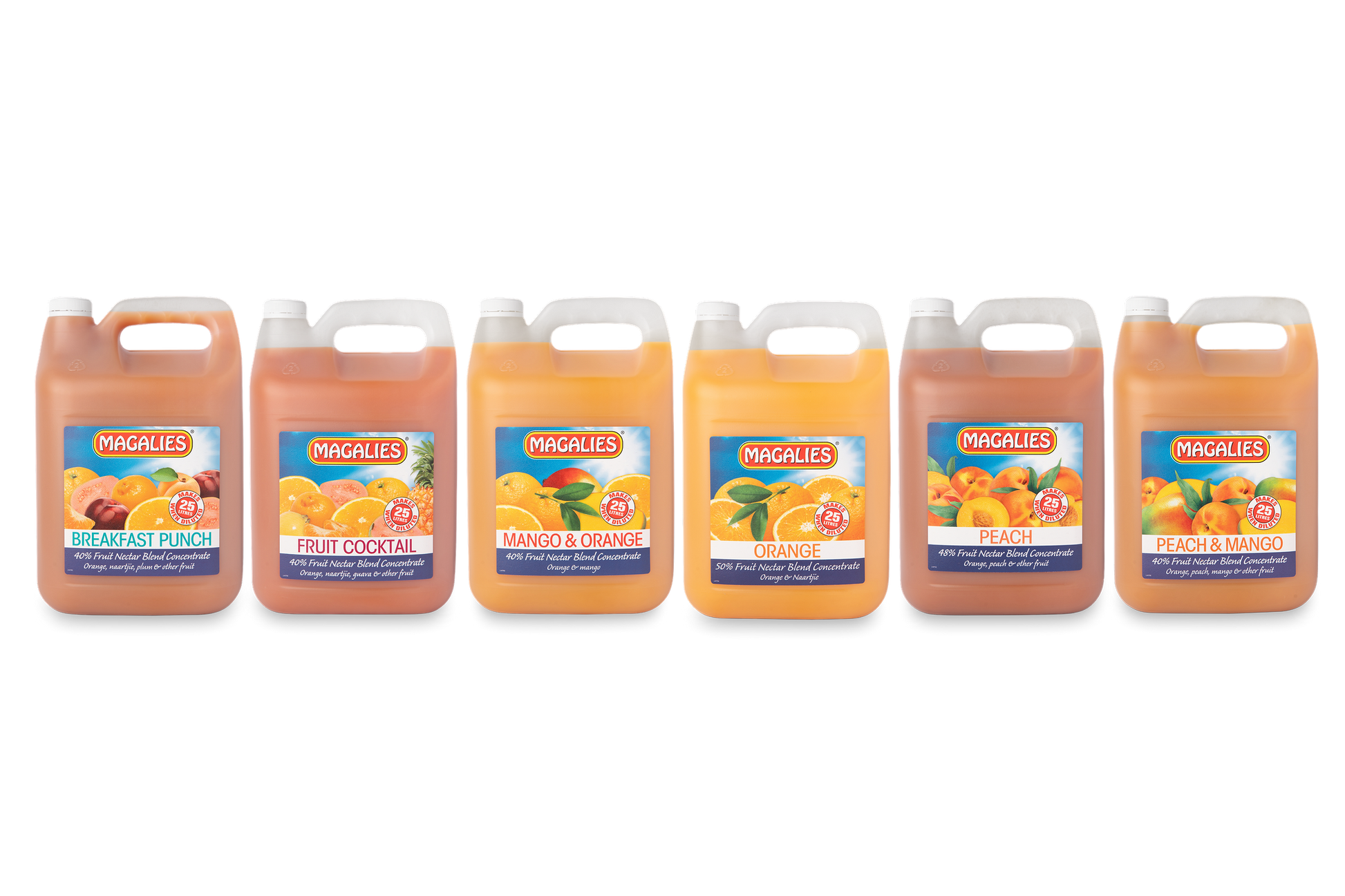 Magalies 5 litre 1+4 Nectar concentrate BUNDLE OF 6