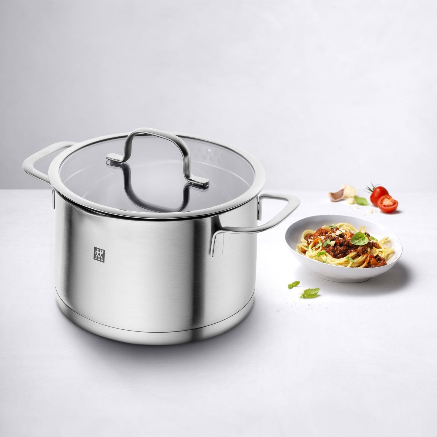 ZWILLING - TRUEFLOW Stainless Steel Stock pot with Glass Lid - 24cm / 6L