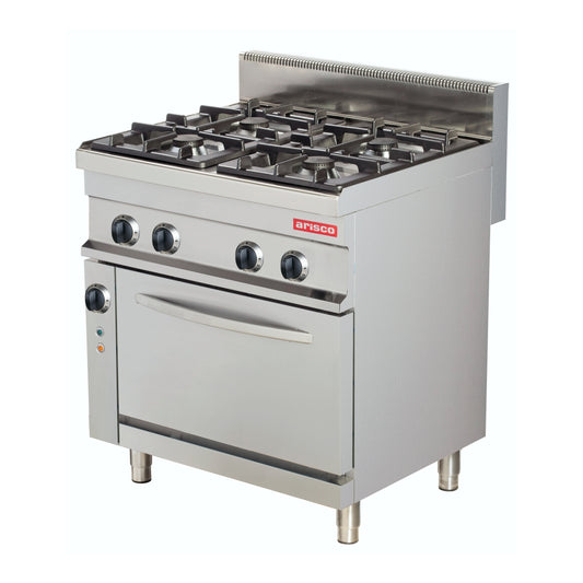 ARISCO - 4 Burner gas cooker with electric convection oven