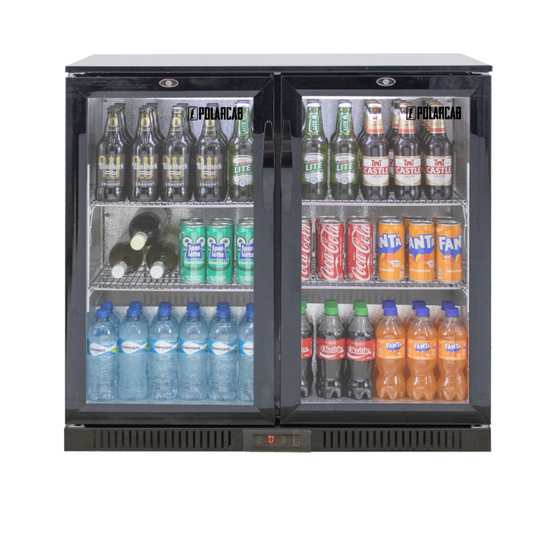 POLARCAB - Back Bar Cooler - 2 Hinged Door