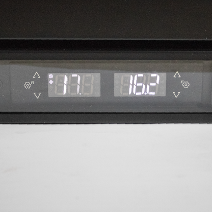 POLARCAB - Black Dual Fridge (80L) Freezer (62L)