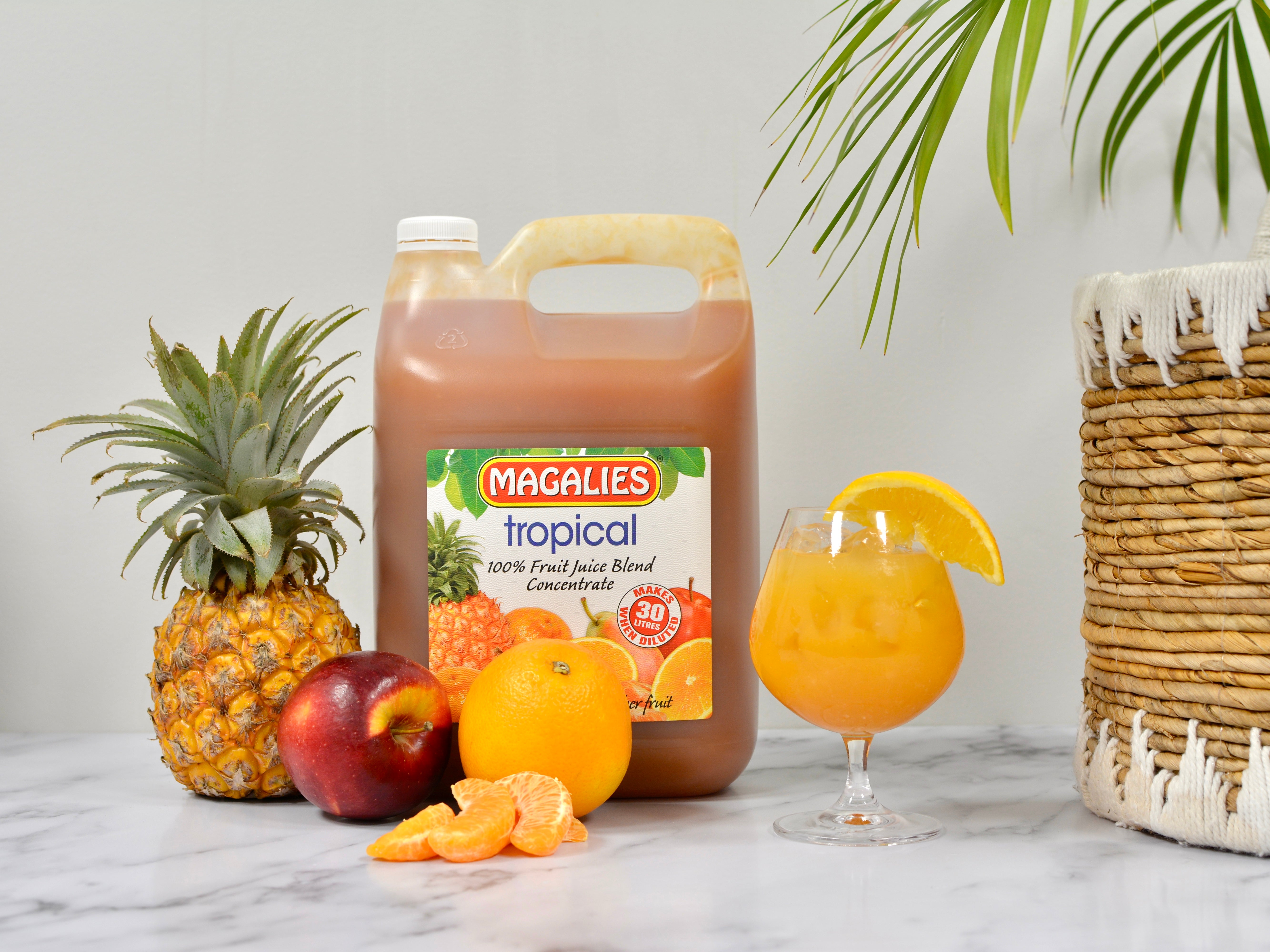 MAGALIES 5 litre Tropical Punch 100 1 5 fruit juice concentrate