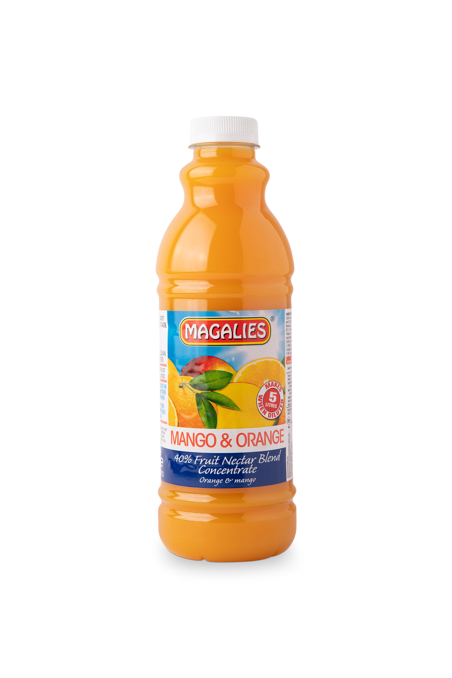 Magalies 1 litre Mango & Orange 40% 1+4 fruit nectar concentrate