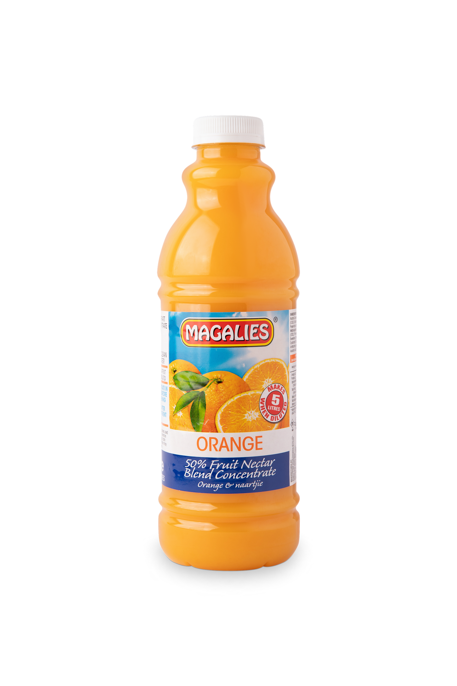 Magalies 1 litre Orange 50% 1+4 fruit nectar concentrate