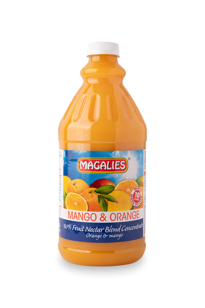 Magalies 2 litre Mango & Orange 40% 1+4 fruit nectar concentrate