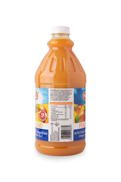 Magalies 2 litre Peach & Mango 40% 1+4 fruit nectar concentrate