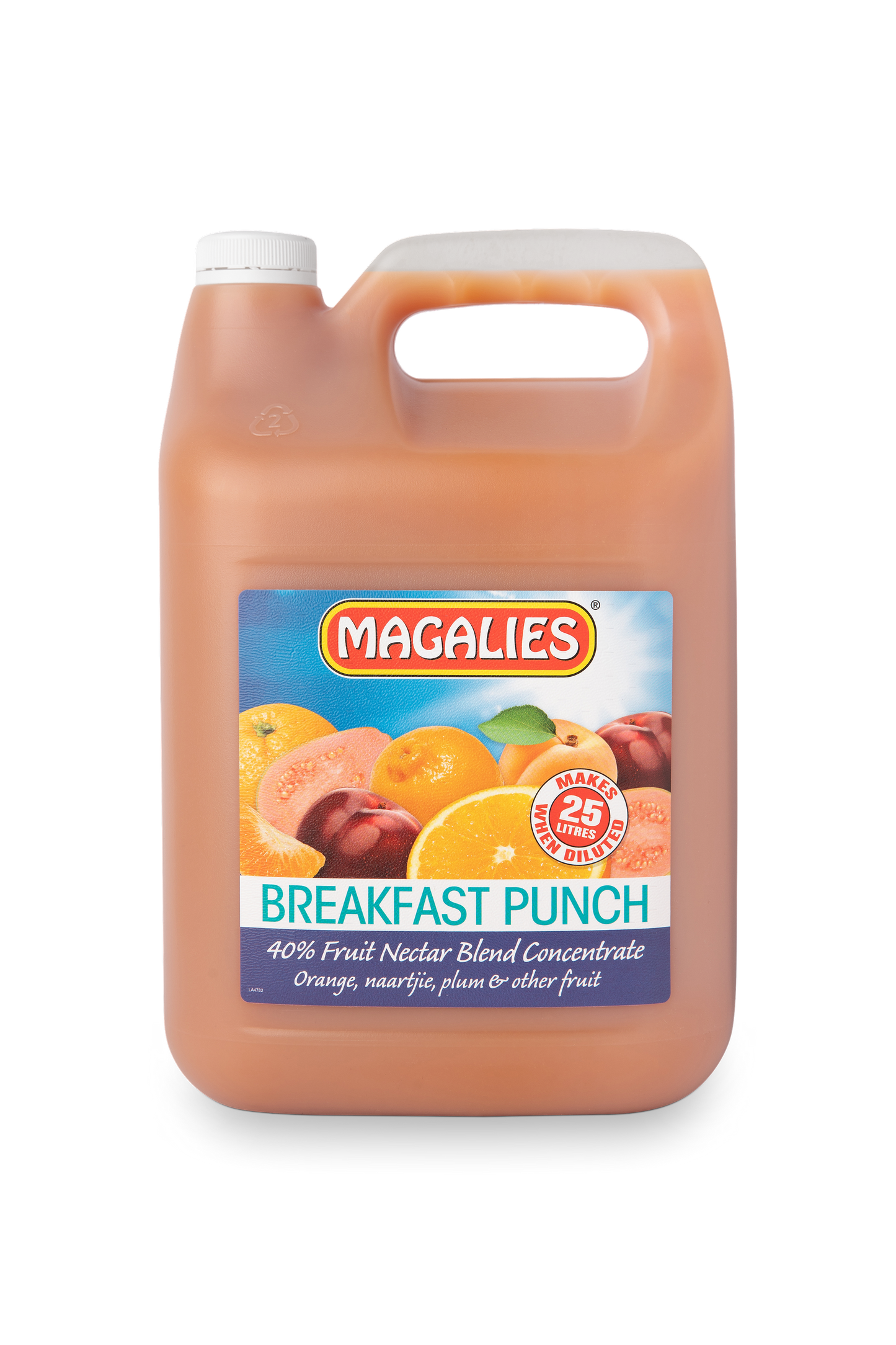 Magalies 5 litre Breakfast Punch 40% 1+4 fruit nectar concentrate.