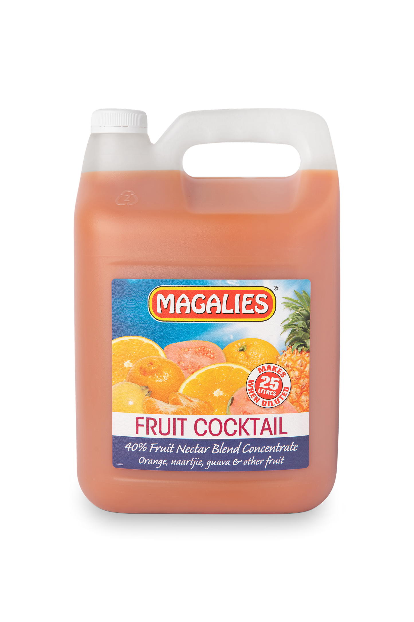 Magalies 5 litre Fruit Cocktail 40% 1+4 fruit nectar concentrate.