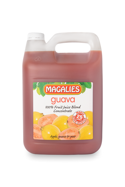 Magalies 5 litre Guava 100% 1+4 fruit juice concentrate