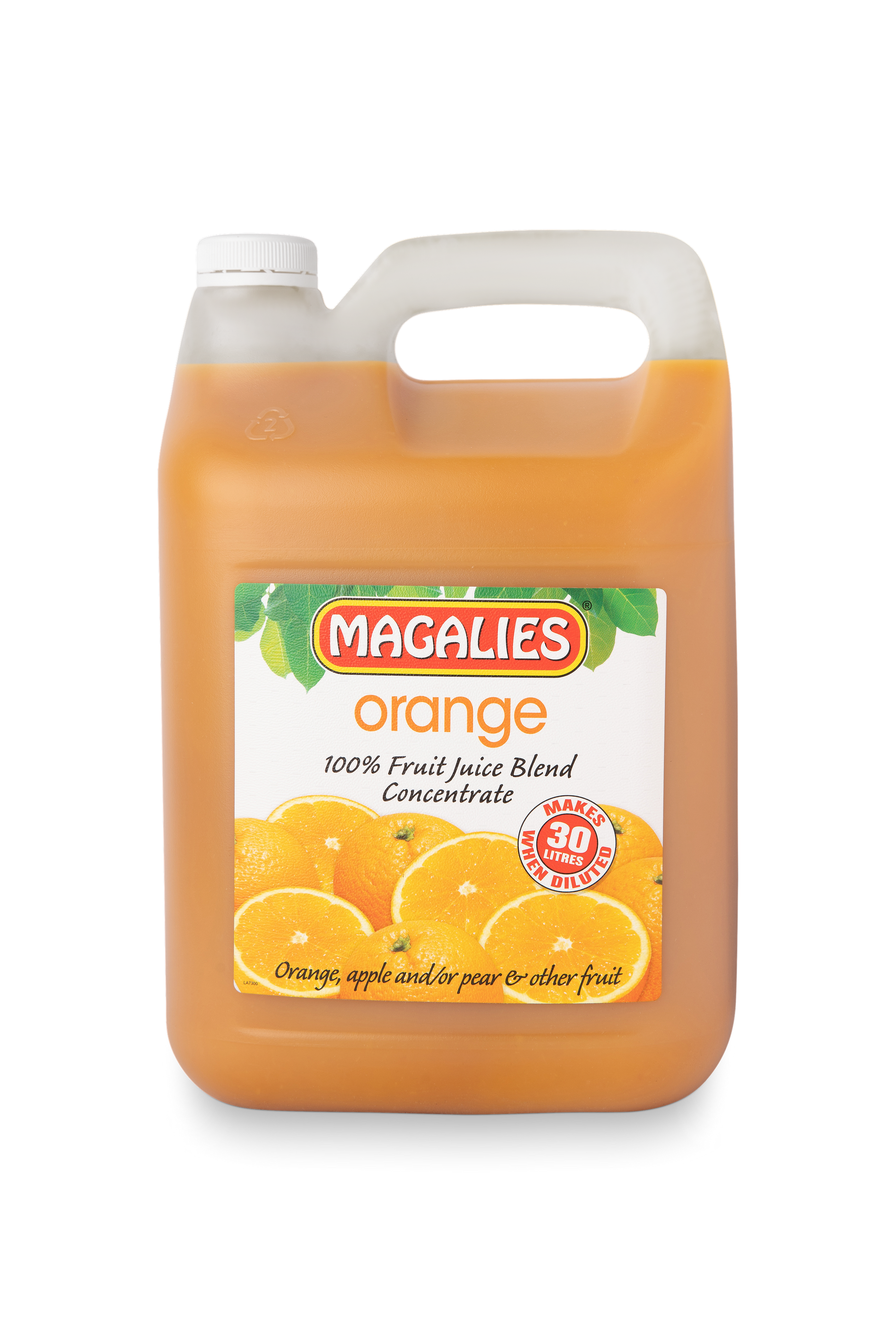 Magalies 5 litre Orange & Cells 100% 1+5 fruit juice concentrate.