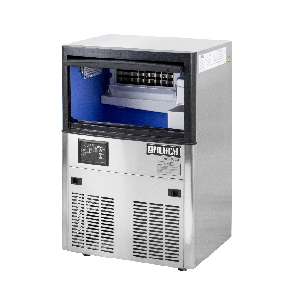 POLARCAB - Self Contained Ice Machine - 40kg Cube Ice (Drain Pump)