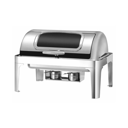 INOXSERV - Chafing Dish Roll Top with Show Window - Rectangular