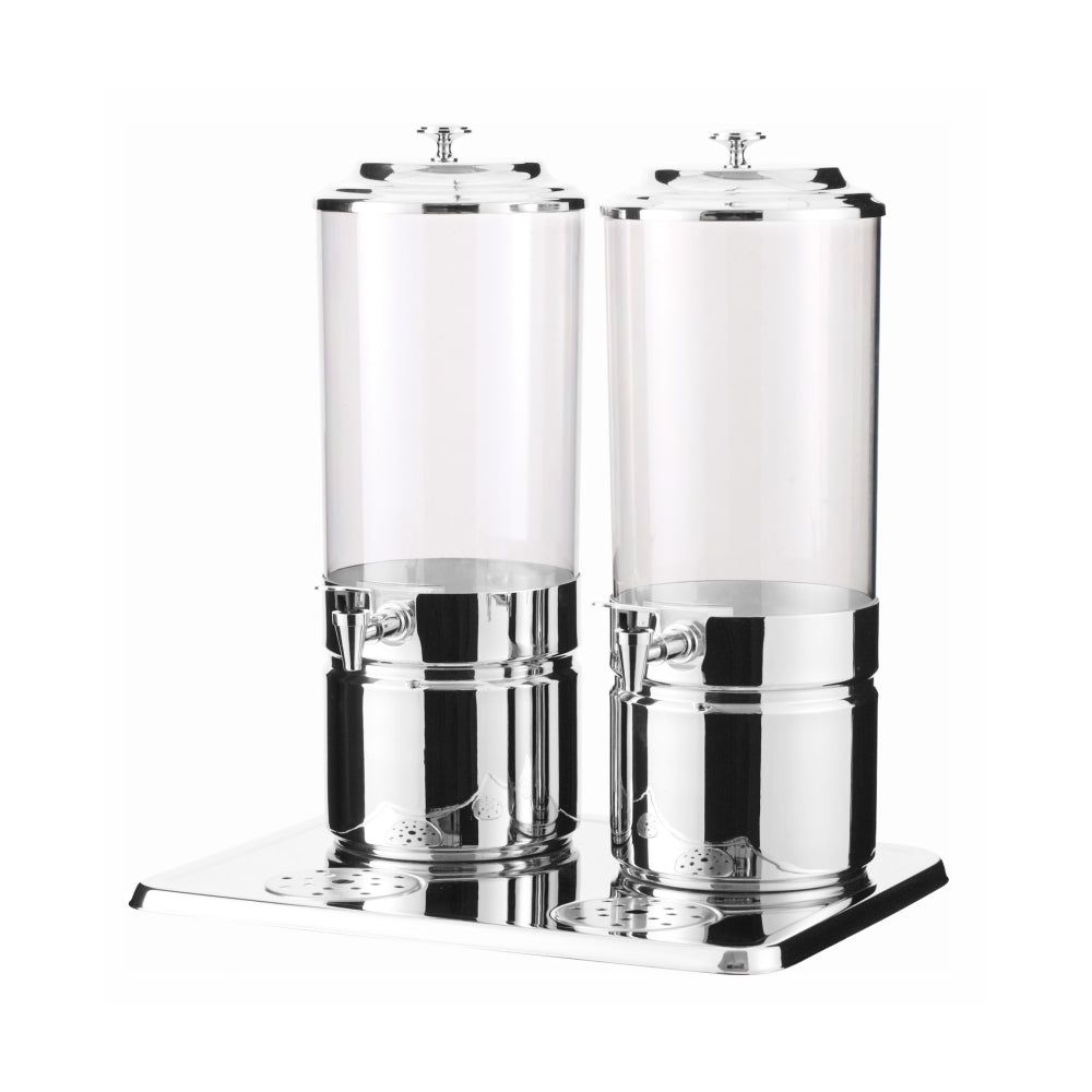 INOXSERV - Double stainless steel juice dispenser - 2 x 7 litre