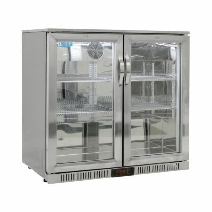 POLARCAB - Back bar cooler – 2 Door, Hinged - Stainless Steel