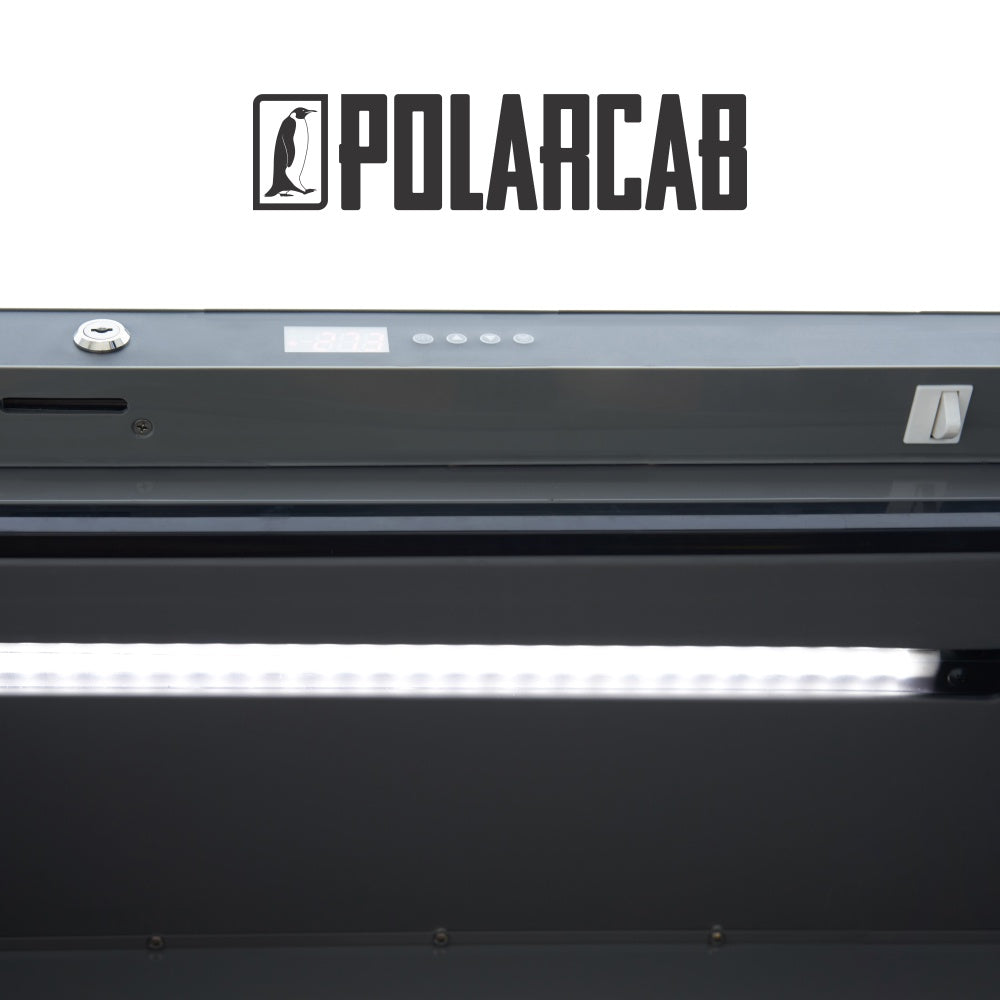 POLARCAB - Upright Fridge with glass door - 300L