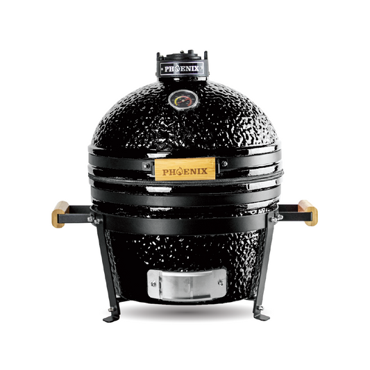 PHOENIX - Kamado Mini 16″ – Tabletop Grill (Black)