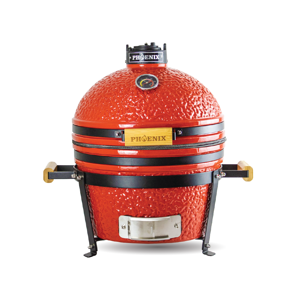 PHOENIX - Kamado Mini 16″ – Tabletop Grill (Red)