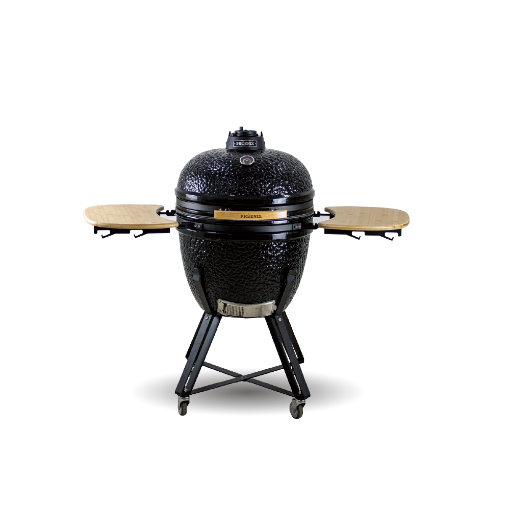 PHOENIX - Kamado Large 23″ – Ceramic Grill (Black)