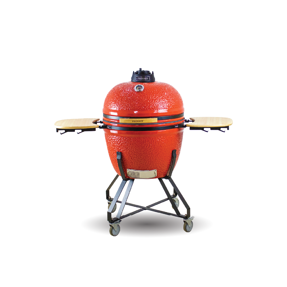 PHOENIX - Kamado Jumbo 27″ – Ceramic Grill (Red)