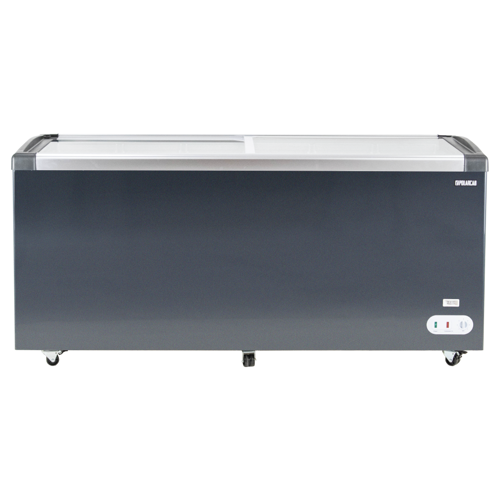 POLARCAB - Island Freezer - Sliding Glass Top - 545L