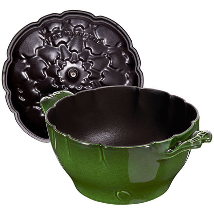 STAUB - Artichoke Cast Iron Casserole Basil 3L - 22cm