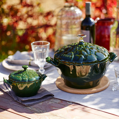 STAUB - Artichoke Cast Iron Casserole Basil 3L - 22cm